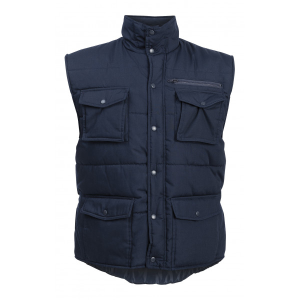 MULTI-POCKETS BODYWARMER - NAVY - ORIENTYS